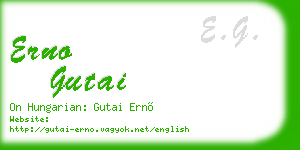erno gutai business card