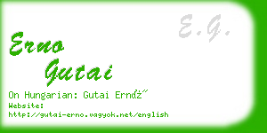 erno gutai business card